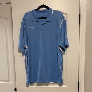 Nike Men's Light Blue Polo Shirt